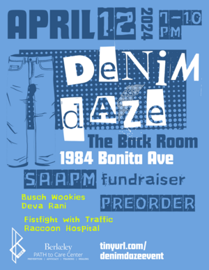 Flyer for Demin Daze